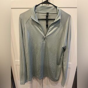 lululemon athletica Sage Green Half-Zip Pullover